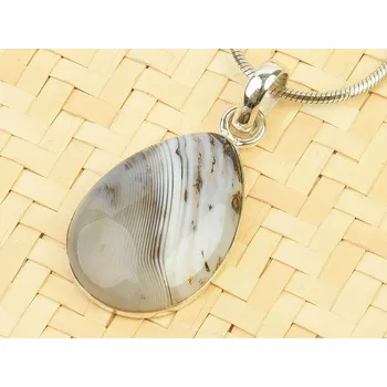 Přívěsek Achátový přívěsek Ag 925/1000 (4,6g)