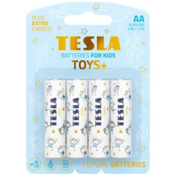 Článková baterie TESLA - baterie AA TOYS BOY, 4 ks, LR06