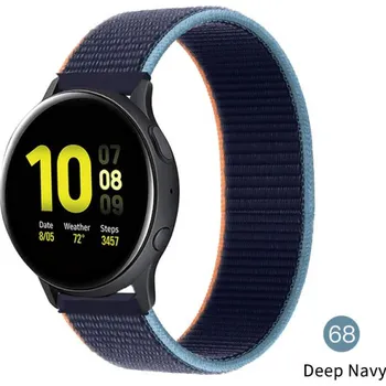 Nylonový Pásek Na Hodinky 20 Mm - Řemínek Varianta: Deep Navy 68