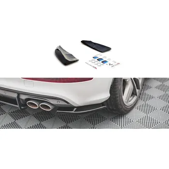 Tuning Splittery zadní boční Audi SQ5 Mk1 (8R) černý lesklý plast