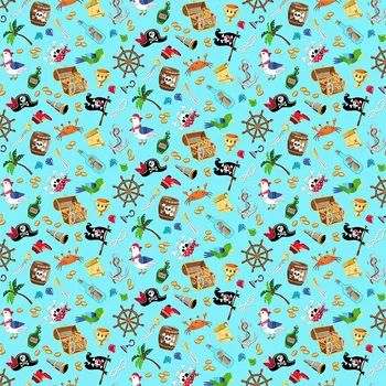 MAKOWER UK Látka bavlna v metráži 2432B