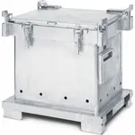 Nádoba na sběr a přepravu prázdných obalů od sprejů, žárově zinkovaná, objem 800 litrů