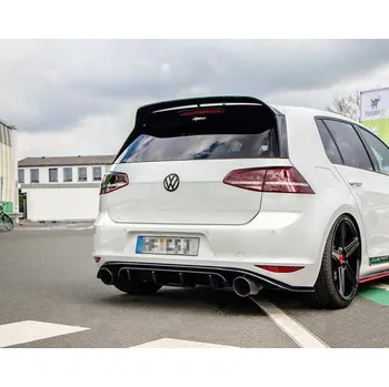 Autodíl Difuzor zadního nárazníku VW GOLF Mk7 GTI CLUBSPORT 2016- 2017 černý lesklý plast
