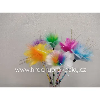 Hračka pro kočku Kytička Barva: Fialová