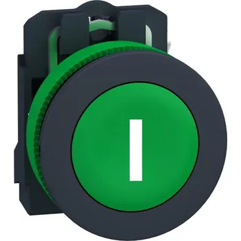 Stavebniny SCHN XB5FA3311 Ovl. Stiskací, zapuštěné provedení, 1V, Ru, s popisem