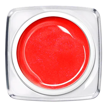 BIO NAILS CHARM barevný gel 80304 Glitter Orange Red 5 ml