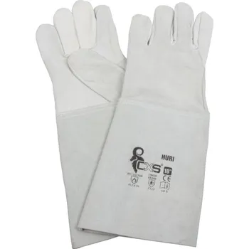 Pracovní oblečení Canis Safety rukavice pracovní svářečské, dlaň kozinka, hřbet hovězí štípenka, vel.10" - 031-00140