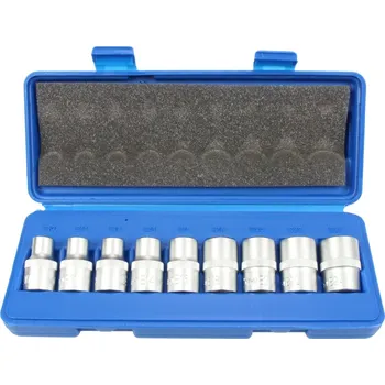 Gola hlavice Condor hlavice nástrčné 1/2", E-profil E10 - E24, sada 9 dílů - 100-00210