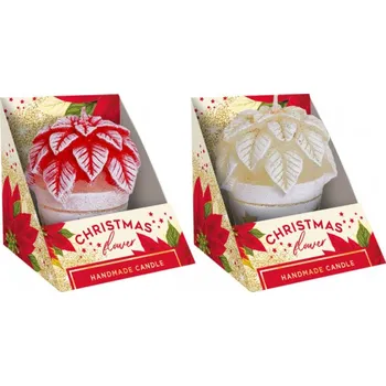 Svíčka Svíčka HVĚZDA VÁNOČNÍ 7cm 95g