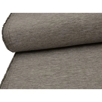 Mirtex Tkanina TEXAS LINEN 200/T91 Kouřová šedá šíře 160cm