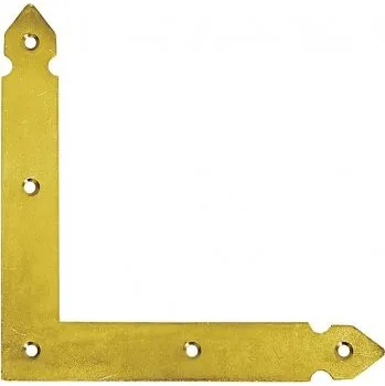 Tesařské kování Rohovník 150x150x25x2.5 mm, NA O1, zinek galvanický