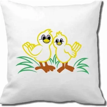 Povlak na dekorativní polštářek Pelisport Povlak kuřátka povlak včetně potisku