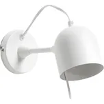 Bílé kovové nástěnné svítidlo Kave Home Lucilla