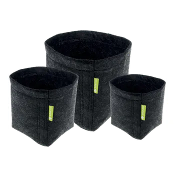 Květináč GARDEN HIGHPRO PROPot textilní květináč černý objem: 20l