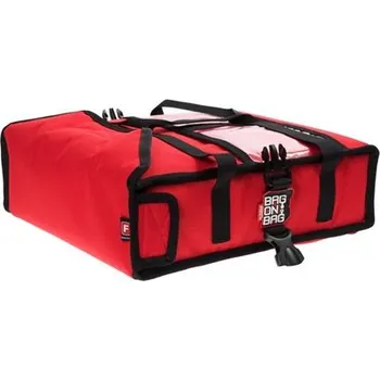 Taška na 2 pizzy, velikost S, 35x35 cm, bez rámu a vyhřívání, červená BAG_T2SBRBVR