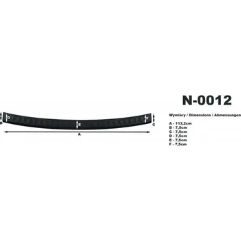 Lišta karosérie Nášlap kufru Mitsubishi Outlander 2006 2013