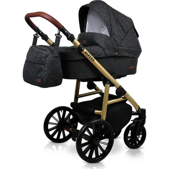 Kočárek Kombinovaný kočárek Raf-pol ASPERO ALU 2024 Black Flex