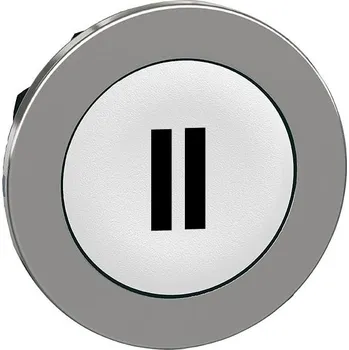 vypínač SCHN ZB4FA136 Ovládací hlavice stiskací se symbolem, zapuštěná montáž, Bílá