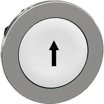 vypínač a zásuvka SCHN ZB4FA334 Ovládací hlavice stiskací se symbolem, zapuštěná montáž, Bílá