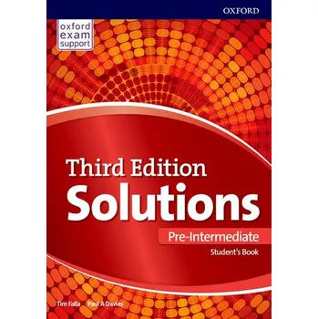 Anglický jazyk Solutions: Third Edition: Pre-intermediate: Student´s Book - Tim Falla, Paul A. Davies (2016, brožovaná)