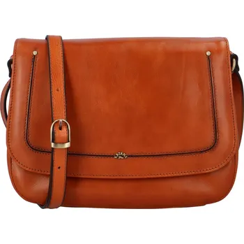 Kabelka Luxusní dámská kožená kabelka Katana Versailles, koňaková