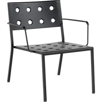 HAY Křeslo Balcony Lounge Armchair, anthracite
