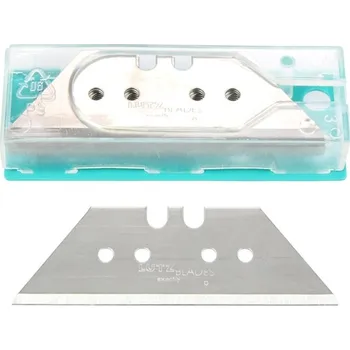 Pracovní nůž Kds čepel trapézová rovná 61x19x0,65 mm, 10 ks - 100-03548