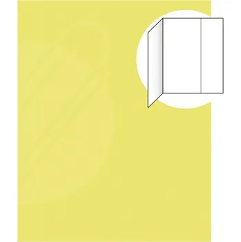 Odkládací mapa s 1 klopou EKO 251 - žlutá