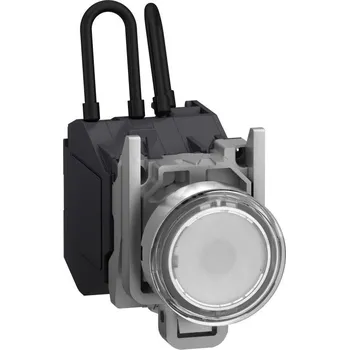 Stavebniny SCHN XB4BW21BM5GEX Ovládač stiskací prosvětlení do prostř. s nebezp. Výbuchu, Test, 24…240V, Bílá RP