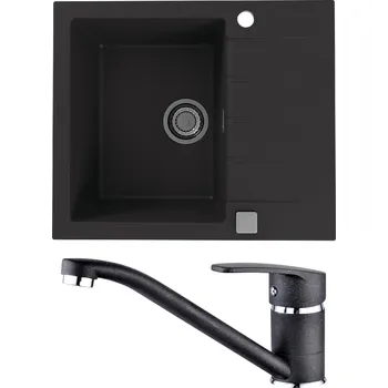 Set Alveus (dřez Cadit 10 Black 91 + baterie Nina Black 91) SETA22170