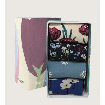 Dámské ponožky Bambusové ponožky Pretty Floral multi 4-set box 37-40, Thought Fashion UK