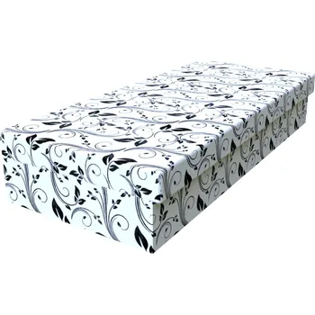 Postel Válenda Maka bílá 200 × 80 cm pružinová