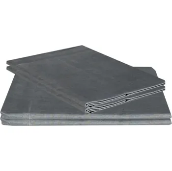 Prostěradlo Numberoplus Bavlněné prostěradlo 140x240 cm - Šedá