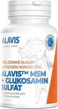 Kloubní výživa pro psa a kočku Alavis MSM + Glukosamin sulfát 60 tbl.
