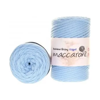 Příze Maccaroni Šňůry Abigail 5mm - 201-01 světle modrá