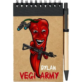 Sešit Poznámkový blok Dylan - Vegi army