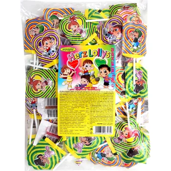 Bonbon Woogie Herz Lollys lízátka 100x 7 g