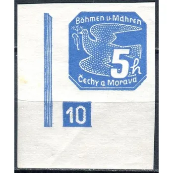 Poštovní známka Protektorát Čechy a Morava (1939) č. NV 2 ** - (DČ: 10) - B. ü. M. - Novinové známky