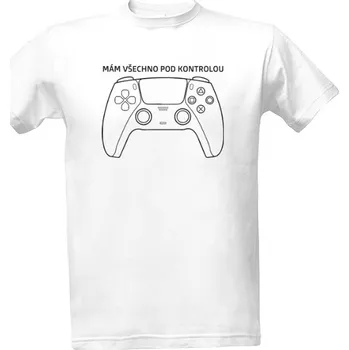 Pánská móda Tričko s potiskem Mám všechno pod kontrolou - Playstation ovladač pánské