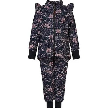 dívčí zimní kombinéza EN-FANT Termo souprava AOP Parisian Night 80 (doporučená výška 78-85cm)