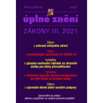 Aktualizace III/2: Zákon o mimořádných opatřeních při epidemii COVID-19 - Poradce (2021, brožovaná)