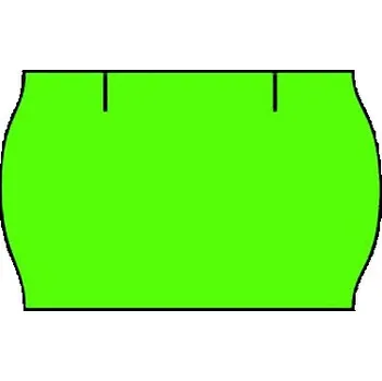 Speciální papír etikety do kleští 25x16 CONTACT oblé signální zelené, 1rolička