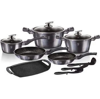 Sada nádobí Berlingerhaus Carbon Pro Line BH-6911 14 ks