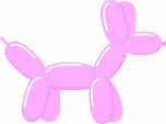 Belbal Tvarovací balónek růžový