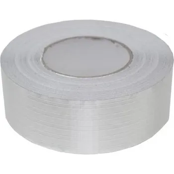Global Air Supplies Lepící páska zesílená G.A.S Aluminium Duct Tape Reinforced - 50mm x 50m