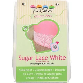 Jedlá dekorace na dort FunCakes Směs bezlepková na jedlou krajku 400 g