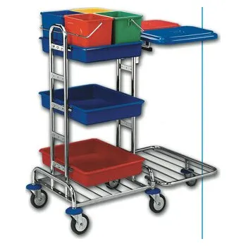 Úklidový vozík Úklidový servisní vozík KOMBI MIDI II P