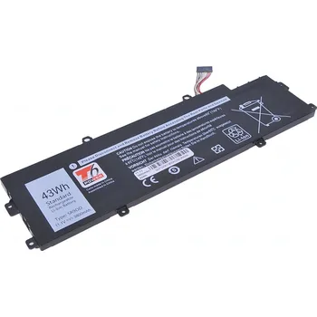Baterie k notebooku Baterie T6 Power pro notebook Dell P22T, Li-Poly, 11,1 V, 3800 mAh (43 Wh), černá