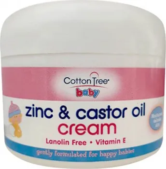 Cotton Tree Baby Zinc & Castor Oil Cream zinková mast 200 g