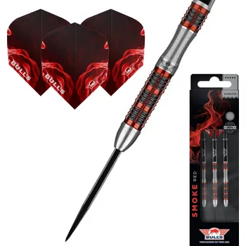 Šipka Bulls Benelux Šipky Steel Smoke Red B 90% 23g